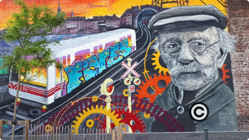 Graffiti Pierre Degeyter