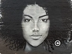 Graffiti Visage de femme