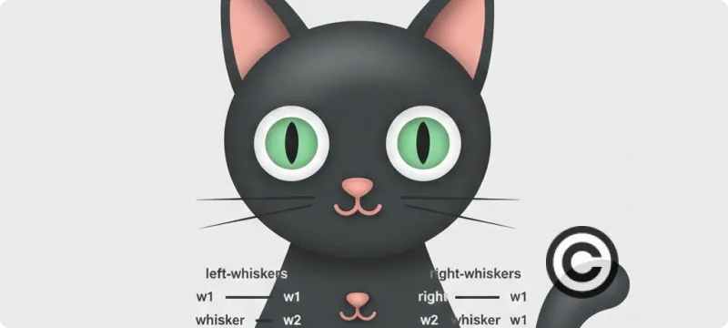 Le Chat en HTML / CSS par Gemini 