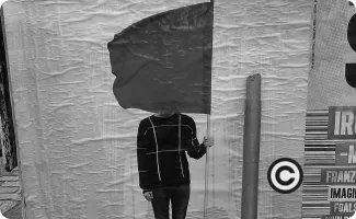 Balai du colleur d'affiche