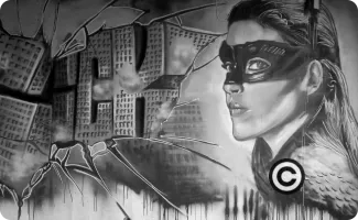 Graffiti Femme masquée