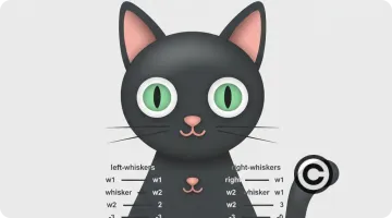 Le Chat en HTML / CSS par Gemini 